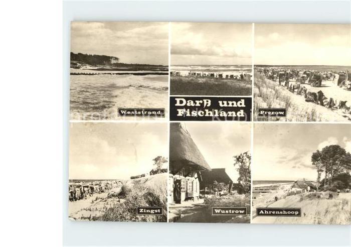 Luebz Fischland Weststrand Prerow Ahrenshoop Wustrow Zingst
