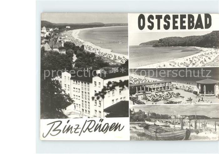 Binz Ruegen Strand Boot Konzertbuehne