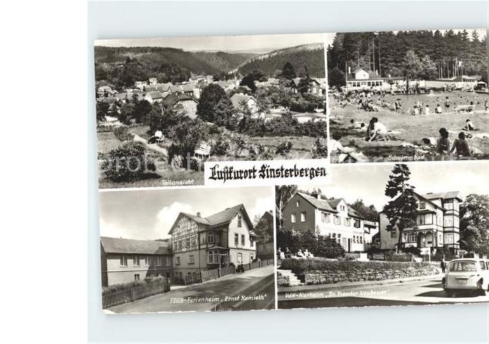 Finsterbergen Schwimmbad FDGB Erholungsheim Ernst Kamieth