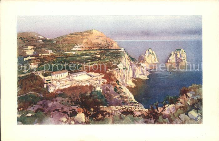 Capri La Certosa e i Faraglioni