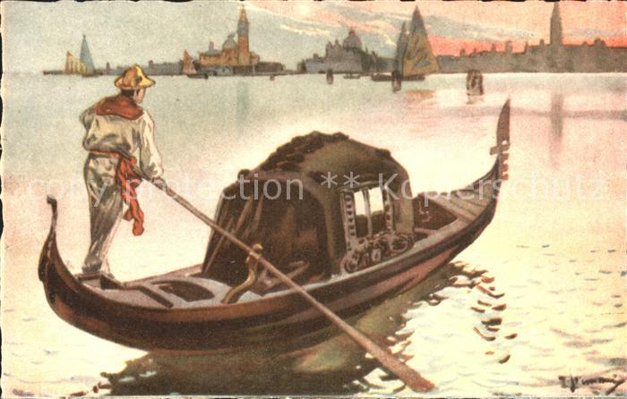 Venezia Venedig La Gondola