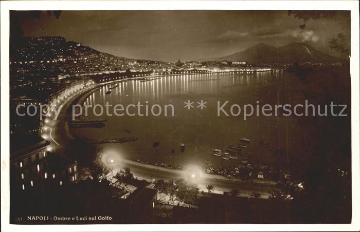 Napoli Neapel Ombre e Luci sul Golfo