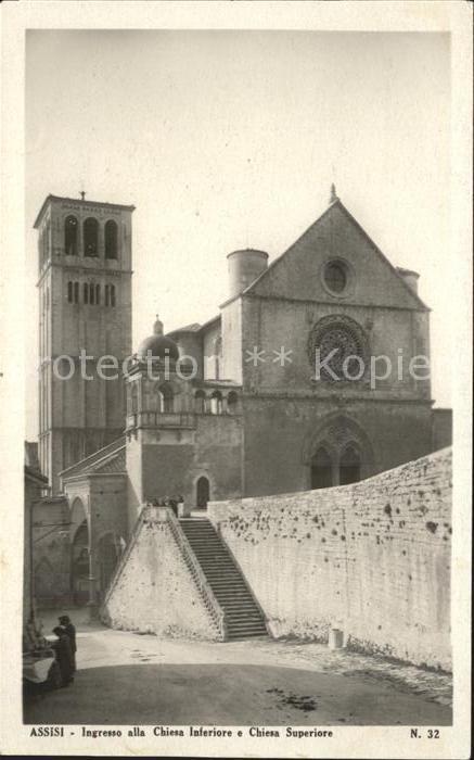 Assisi Umbria Ingresso alla Chies Interiore Chiesa Superiore