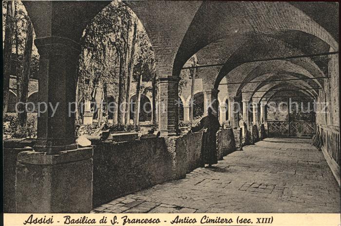 Assisi Umbria Basilika di S Francesco Antico Cimitero