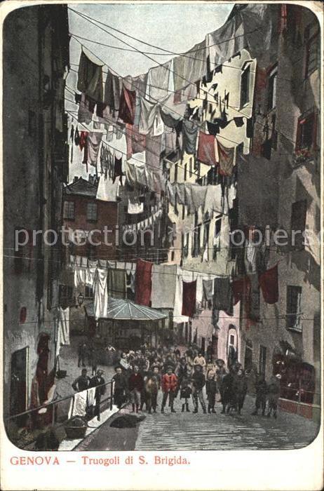Genova Genua Liguria Truogoli di S Brigida