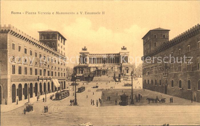 Roma Rom Piazza Venezia Monumento V Emanuele II
