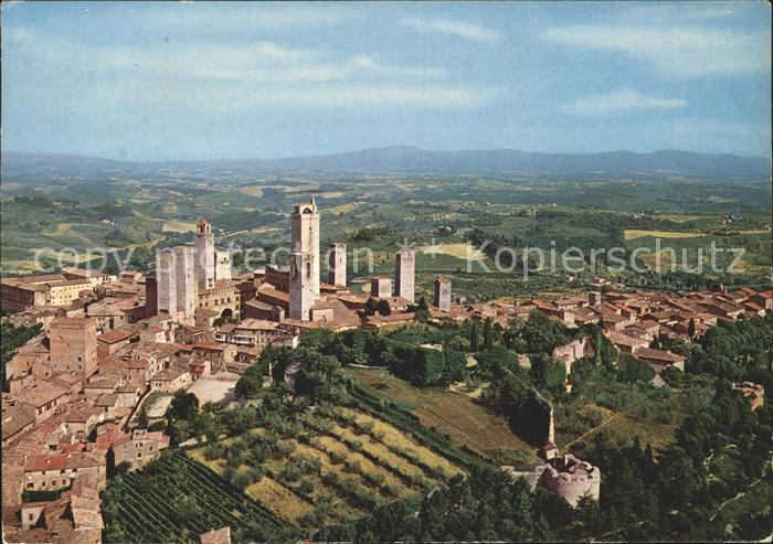 San Gimignano Fliegeraufnahme