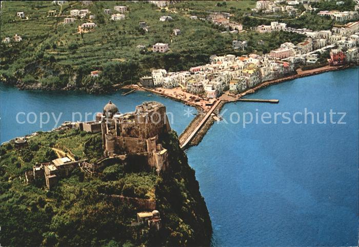 Ischia Castello Fliegeraufnahme