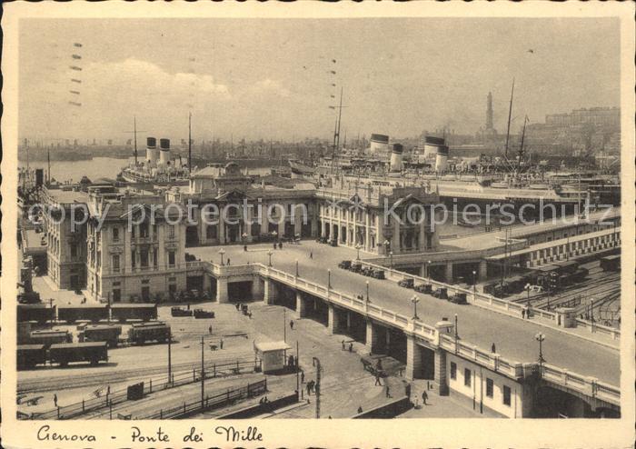 Genova Genua Liguria Ponte dei Mille