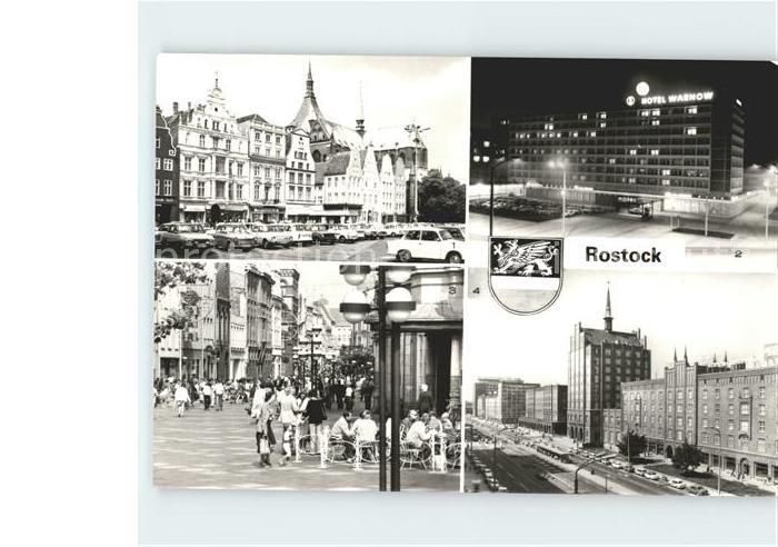 ROSTOCK  CITY Ernst Thaelmann Platz International Warnow Kroepeliner Strasse