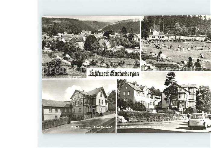 Finsterbergen Schwimmbad FDGB Ferienheim Ernst Kamieth