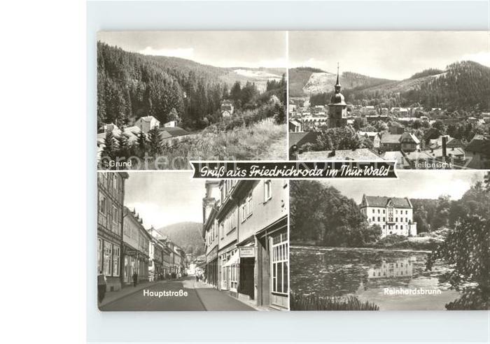 Friedrichroda Grund Hauptstrasse Reinhardsbrunn