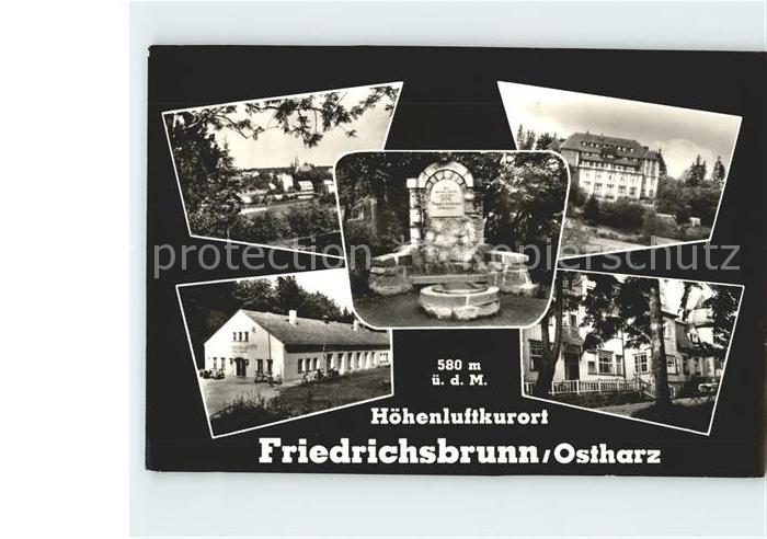 Friedrichsbrunn Harz Teilansichten