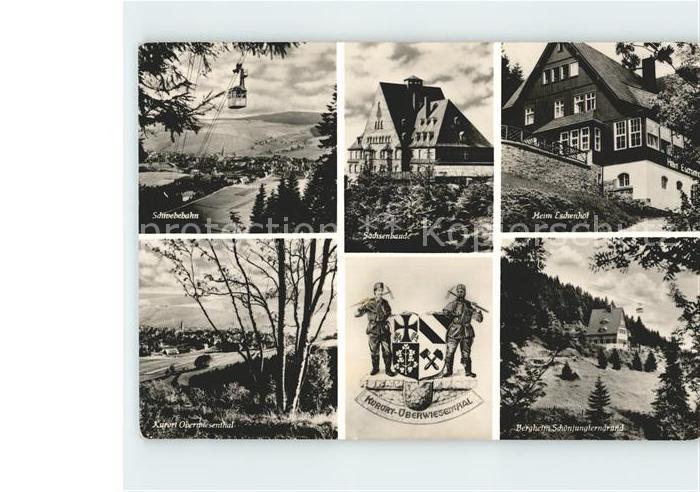 Oberwiesenthal Erzgebirge Schwebebahn Sachsenbaude Heim Eschenhof