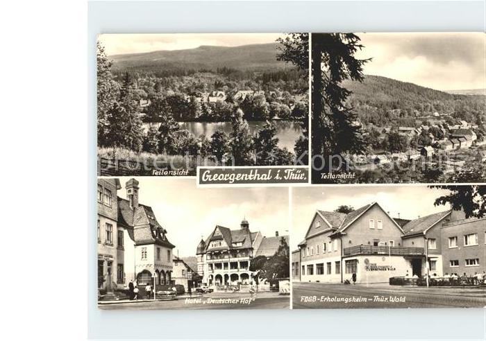 Georgenthal Hotel Deutscher Hof FDGB Erholungsheim Thuer Wald