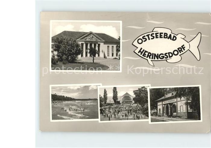 Heringsdorf Ostseebad Usedom Strand Kurkonzert Kulturhaus