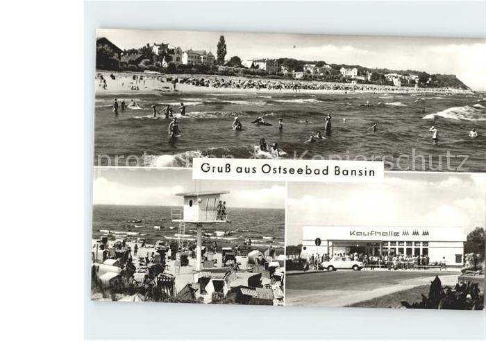 Bansin Ostseebad Strand Kaufhalle
