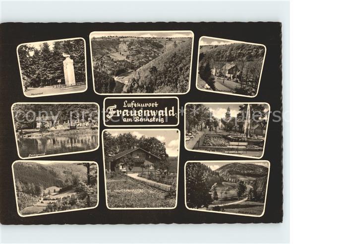 Frauenwald Thueringen Monument Lenkgrund Traenkbachtal