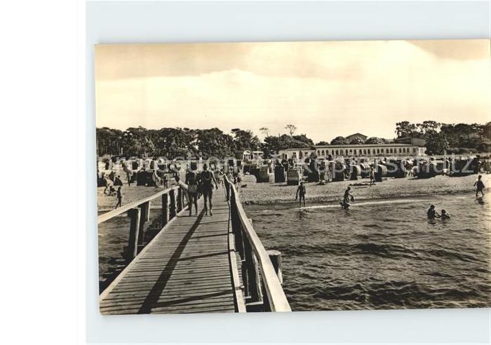 Kuehlungsborn Ostseebad Strand Bruecke
