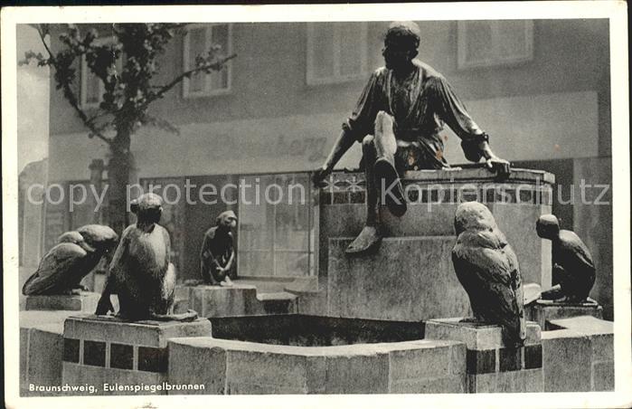 BRAUNSCHWEIG CITY Eulenspiegelbrunnen