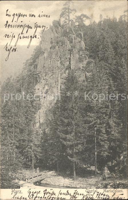 Oker Harz Mariafelsen