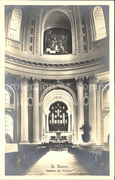 St Blasien Inneres Kirche