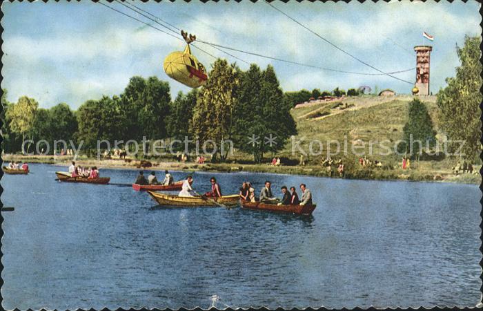 Brunssum Schutterspark Roeivijvers kabelbaan