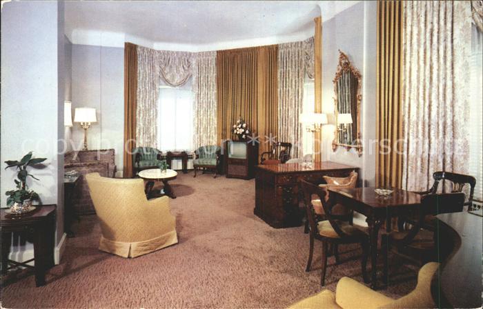 Chicago Illinois Living Room Presidential Suite Congress Hotel
