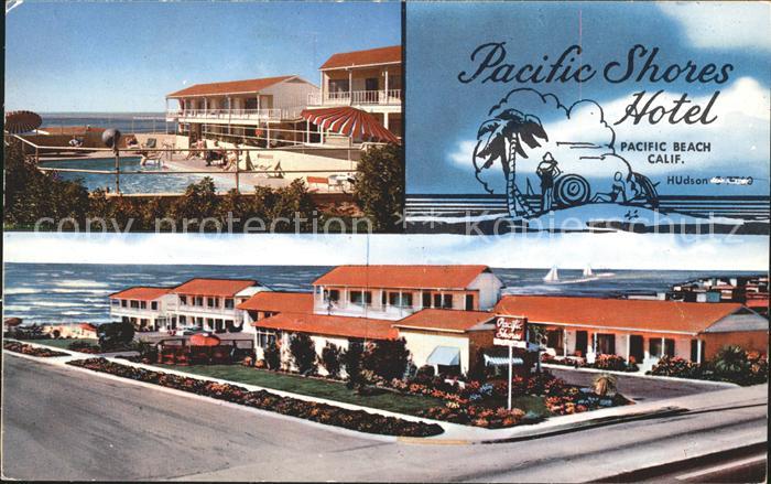 San Diego California Pacific Shores Hotel Pacific Beach Calif