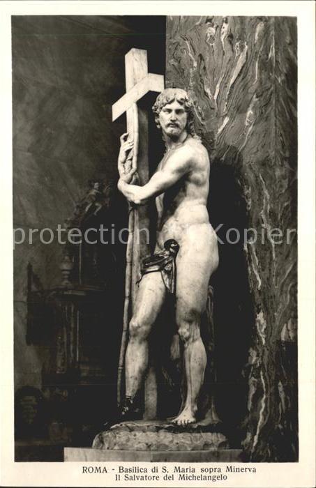Roma Rom Basilika S Maria sopra Minerva II Salvatore Michelangelo