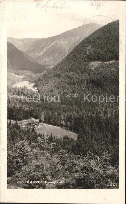 Riesengebirge Krkonose Karkonosze  Riesengrund