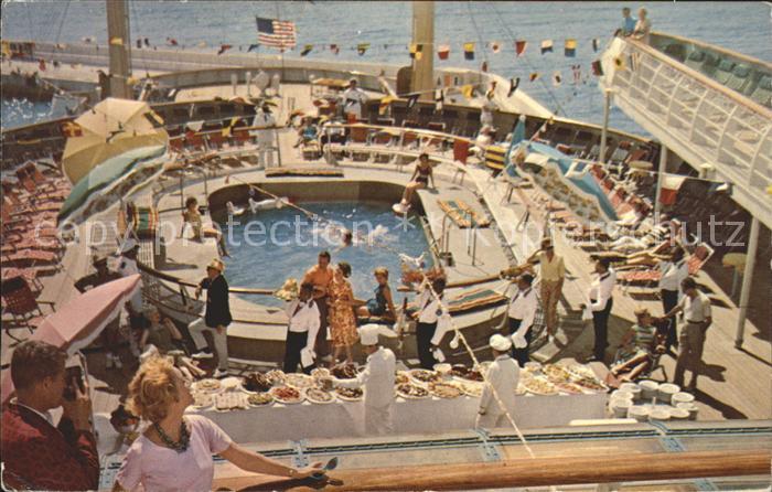 Schiffe Ships Navires Sun Deck Sunliners S S Contitution Independence