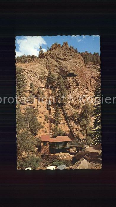 Colorado Springs Incline Cable Car stairway Eagles Nest Seven Falls South Cheyen