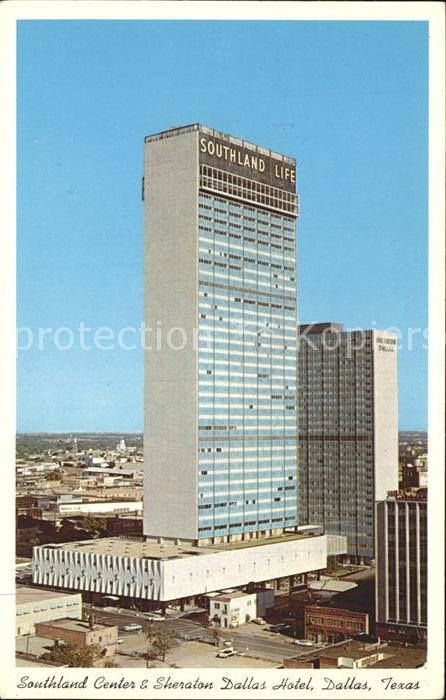 Dallas Texas Southland Center Sheraton Dallas Hotel