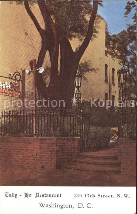 Washington DC Tally Ho Restaurant