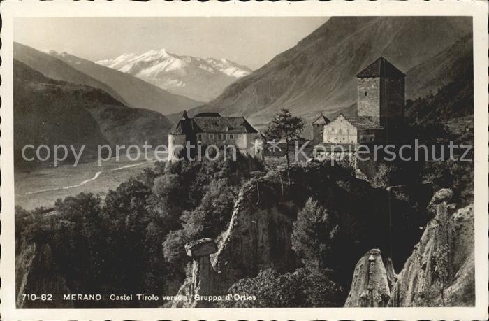 Merano Meran Castel Tirolo Gruppo Ortles