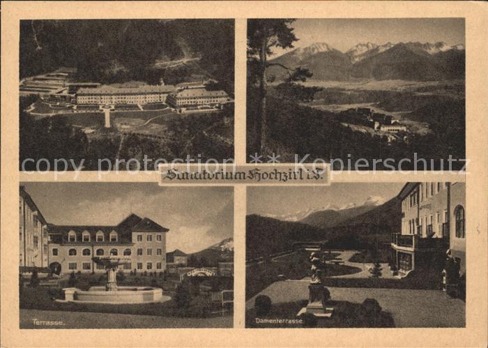 Zirl Sanatorium Hochzirl Terrasse Damenterrasse