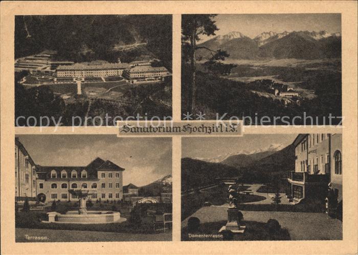 Zirl Sanatorium Hochzirl Terrasse Damenterrasse