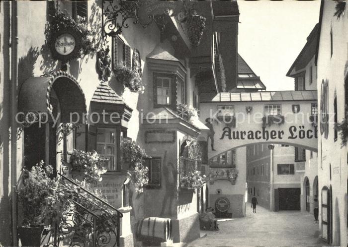 Kufstein Tirol Roemerhofgasse Gaststaette Auracher Loechl