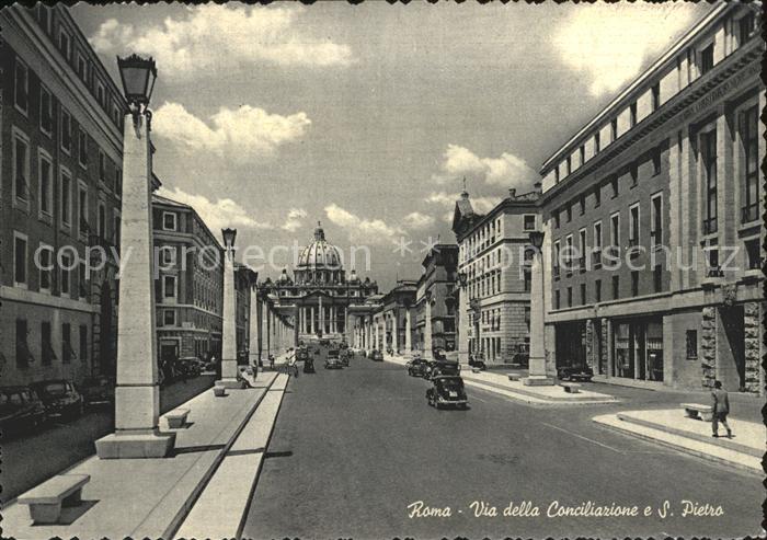 Roma Rom Via della Conciliazione S Pietro