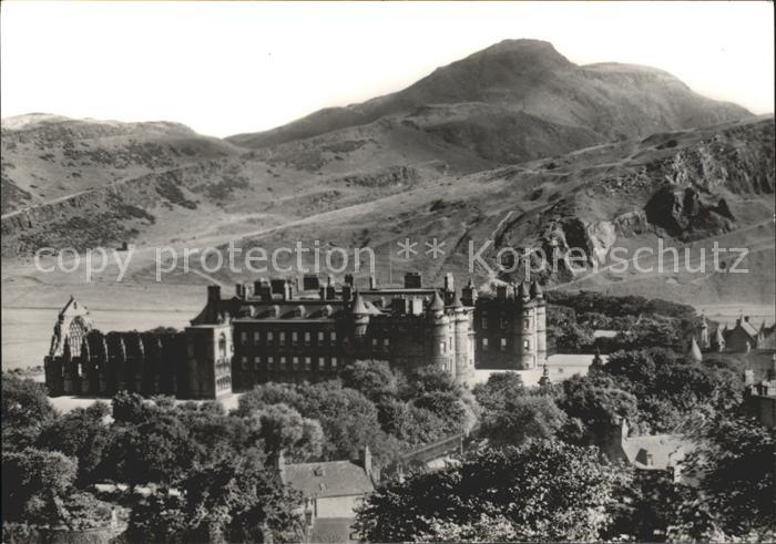 Edinburgh Scotland Palace Holyroodhouse Abbey
