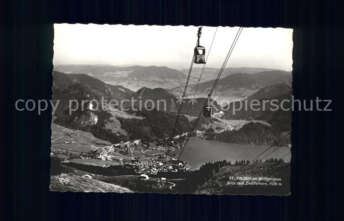 St Gilgen Salzkammergut Zwoelferhorn Luftseilbahn