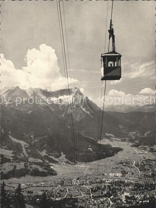 GARMISCH-PARTENKIRCHEN Bayern Wankbahn Zugspitzgruppe