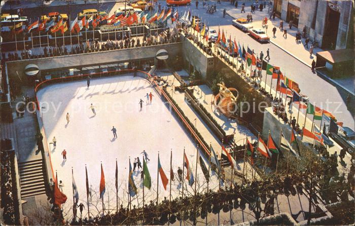 New York City Rockefeller Plaza Skating Rink