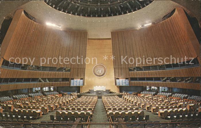 New York City United Nations General Assembly Hall intern