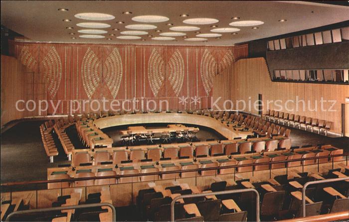 New York City United Nations Social Council Chamber  intern