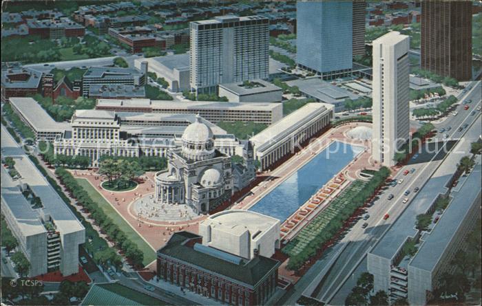 Boston Massachusetts Fliegeraufnahme Christian Science Church Center