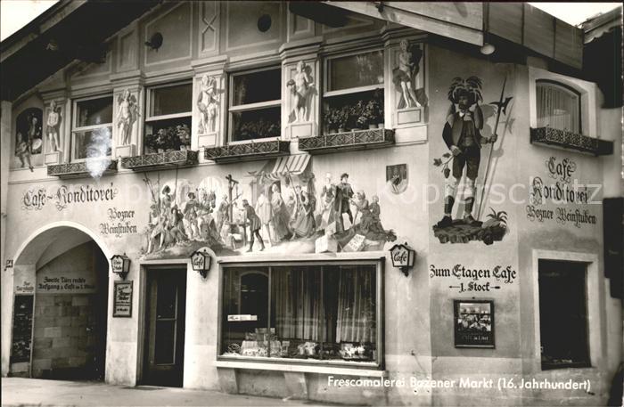 Bozen Suedtirol Frescenmalerei 16. Jahrhundert