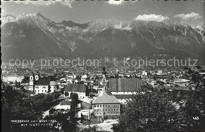 Innsbruck Blick vom Berg Isel