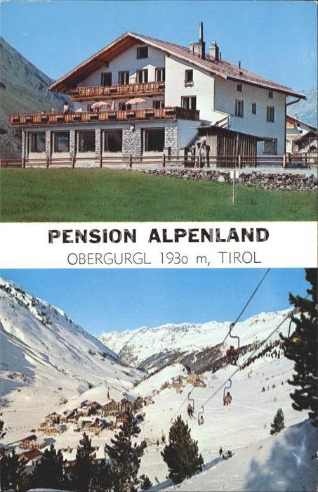 Obergurgl Soelden Tirol Pension Alpenland